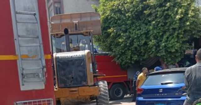السيطرة على حريق محدود داخل قسم شرطة الجيزة