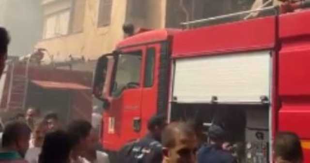 المعاينة: حريق مصر الجديدة التهم مخازن لمواد تنضيف السيارات