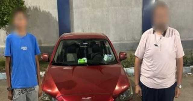 الداخلية تكشف تفاصيل فيديو لشخص يجبر ابنه على الدخول فى شنطة سيارته