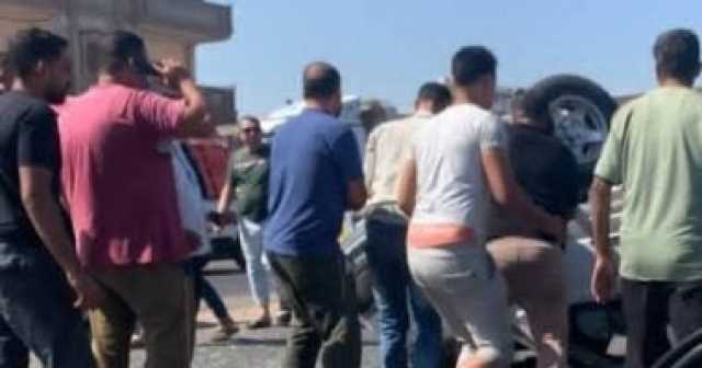 مصرع شاب فى تصادم 3 مركبات بمدخل نبروه بالدقهلية