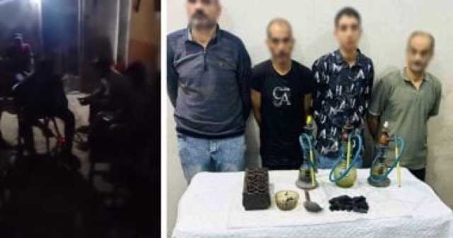 الداخلية تكشف ملابسات فيديو تعاطى المخدرات بمقهى فى دمياط