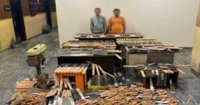 تفاصيل اعترافات المتهمين فى إدارة ورشة لتصنيع الأسلحة البيضاء بإمبابة