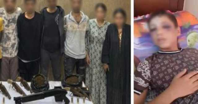 سقوط عصابة فرض السيطرة بعد الاعتداء على طفل بحلوان