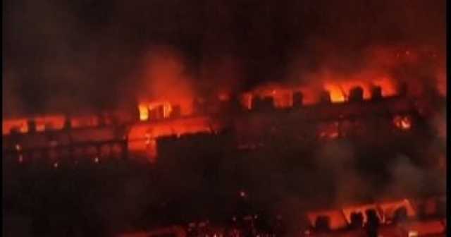 السيطرة على حريق بمخزن كرتون بالخانكة والنيابة تنتدب المعمل الجنائي