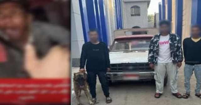 فيديو صادم بالفيوم.. ترهيب شاب من ذوى الهمم بكلب ينتهى بضبط المتهمين