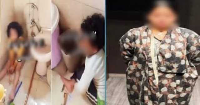فيديو صادم في الغربية.. أم تعتدي على طفليها وتبرر: كنت أؤدبهما