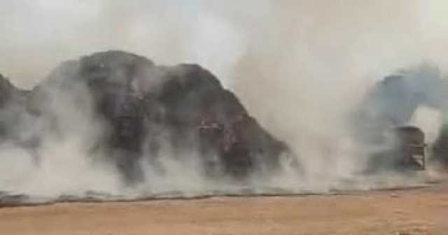 السيطرة على حريق فى كمية من الكتان بزفتى دون إصابات