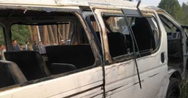 إصابة شخص صدمته سيارة أثناء عبوره لطريق السويس الصحراوى