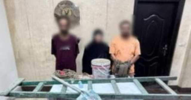 ضبط 3 أشخاص لقيامهم بأعمال حفر وتنقيب غير مشروع عن الآثار بالقاهرة