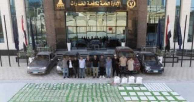 إحباط محاولة تهريب 900 ألف قرص كبتاجون بقيمة 2.7 مليار جنيه.. صور