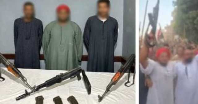 الداخلية تضبط أنصار مرشح برلماني أطلقوا أعيرة نارية في قنا ابتهاجًا بفوزه