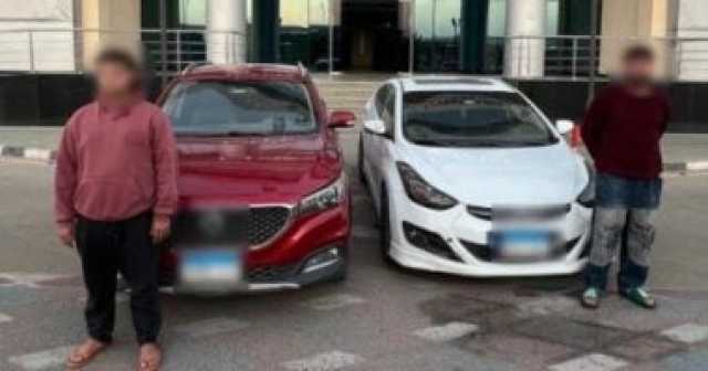 الداخلية تضبط قائدى سيارتين نفذا حركات استعراضية خطيرة بالجيزة