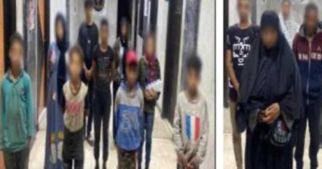 الداخلية تضبط 11 شخصًا استغلوا 17 طفلًا فى أعمال التسول بالجيزة