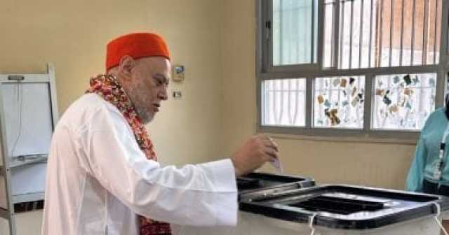 الدكتور علي جمعة يدلي بصوته في انتخابات مجلس النواب في أكتوبر