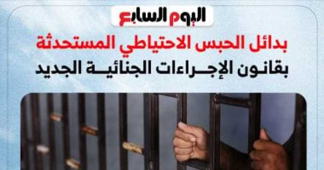 بدائل الحبس الاحتياطى المستحدثة بقانون الإجراءات الجنائية الجديد