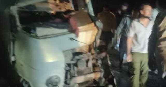 بالأسماء.. إصابة 7 أشخاص فى حادث تصادم ميكروباصين بكفر الشيخ