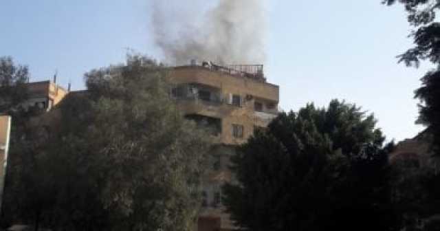 اشتعال حريق بغية حمام في العجوزة