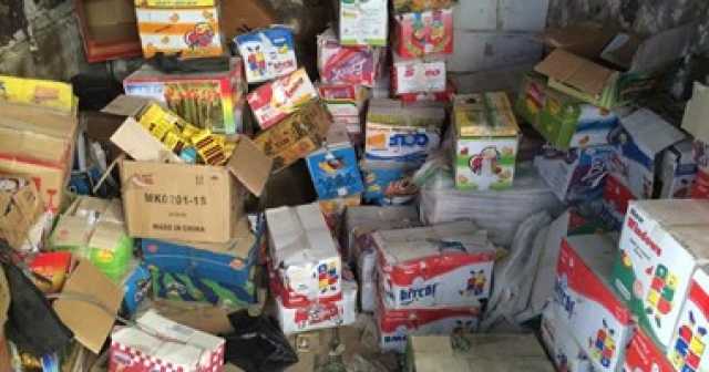 الداخلية تضبط 30 ألف قطعة ألعاب نارية بالاسكندرية