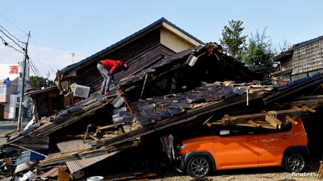 اليابان.. عدد قتلى الزلزال يتجاوز المئة ونحو 200 في عداد المفقودين