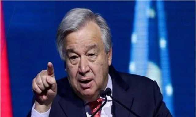 أمين عام الأمم المتحدة: من حق أهالي غزة العيش بسلام وكرامة