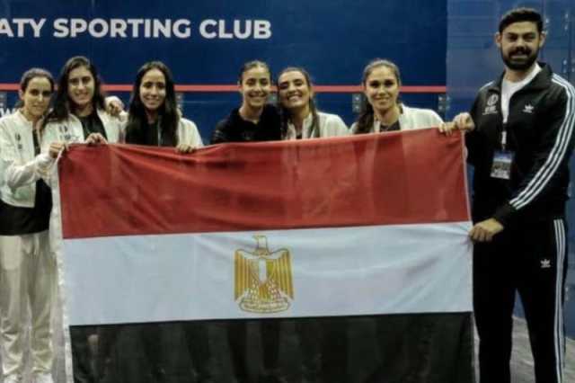 تأهل المنتخب الوطني الأول لرجال الاسكواش فى الدور الربع النهائي