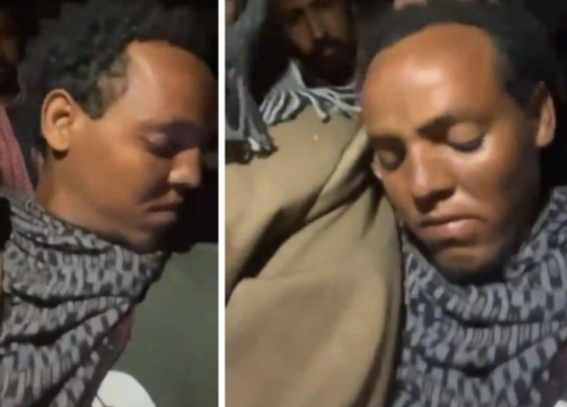 السعودية: شاهد لحظة القبض على أحد الإثيوبيين الهاربين المتهمين بقتل المغدور محمد السبيعي ”فيديو”