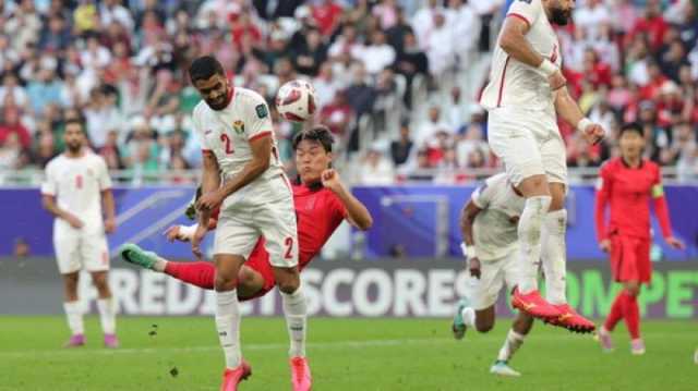 الأردن يهدر الفوز والتأهل بتعادل دراماتيكي امام كوريا الجنوبية في كأس آسيا