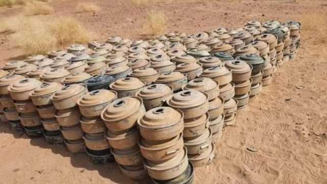 نزع 574 لغمًا خلال أسبوع في عدد من المحافظات اليمنية