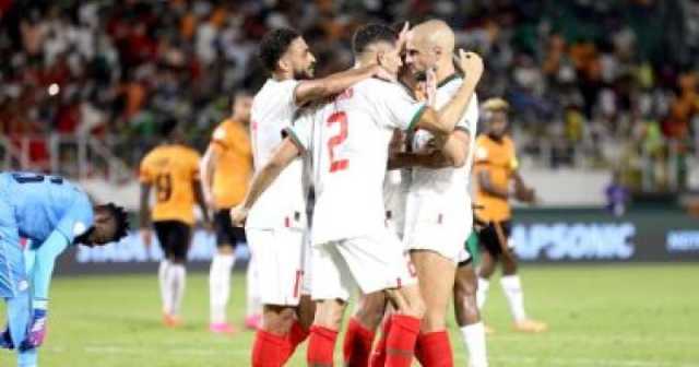 المغرب تقصى زامبيا وتتصدر المجموعة السادسة في أمم افريقيا.. فيديو