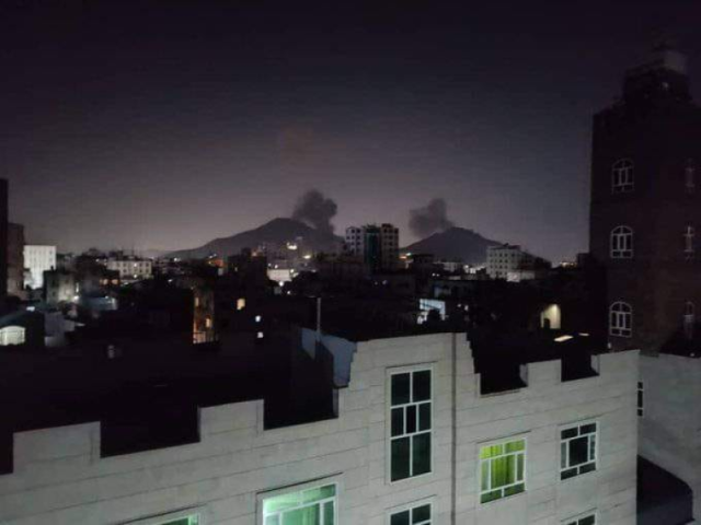 الكشف عن مناطق جديدة طالها القصف الأمريكي البريطاني في صنعاء والحديدة