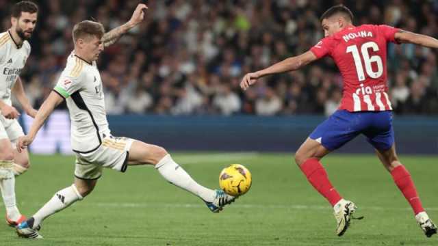 أتلتيكو يقتنص تعادلا قاتلا من ريال مدريد في الدوري الإسباني