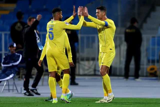 رونالدو يقود النصر للفوز على الفيحاء في ذهاب ثمن النهائي بدوري ابطال اسيا