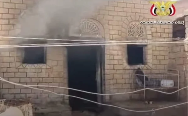 وفاة مواطن بعد أيام من وفاة زوجته إثر حريق في منزلهما غربي اليمن