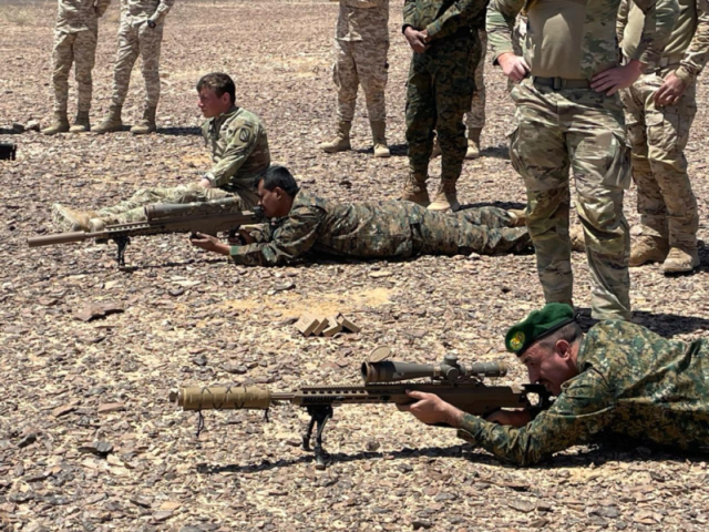 القوات المسلحة اليمنية تشارك في تمرين ”الأسد المتأهب 2024” في الأردن