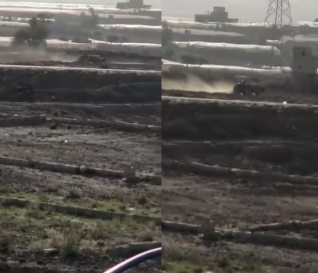 بالفيديو: جرافات الحوثيين تقتحم ”أرضية” القاضي قطران بعد أشهر من اختطافه.. ونجله يستغيث: يريدون نهبها