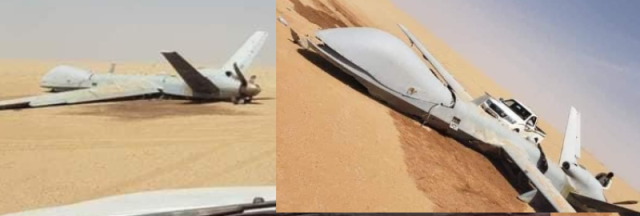 ظهور سلاح جديد ومصادر عسكرية تفجر مفاجأة بشأن أسباب سقوط ”الطائرة الأمريكية المسيرة” في أجواء مأرب