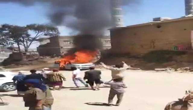 يافع تحت الصدمة: انفجار اسطوانة غاز يشعل حريقاً هائلاً في باص