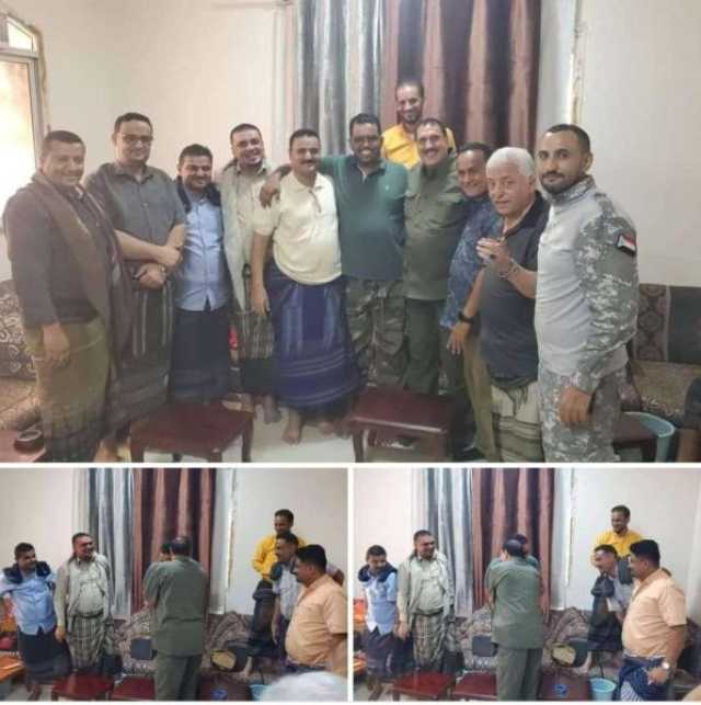 بعد تسجيل صوتي مسرب وصف العبيدي بـ”الخادم”: مدير أمن عدن يلتقي العبيدي ويعبر عن اعتذاره