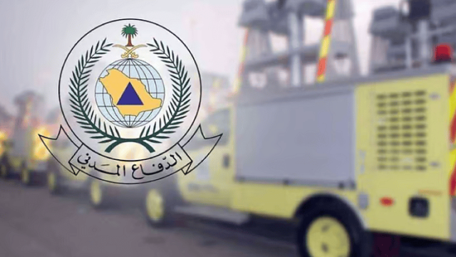 الدفاع المدني يباشر انهيارًا جزئيًا لاستراحة غير مأهولة في الرياض