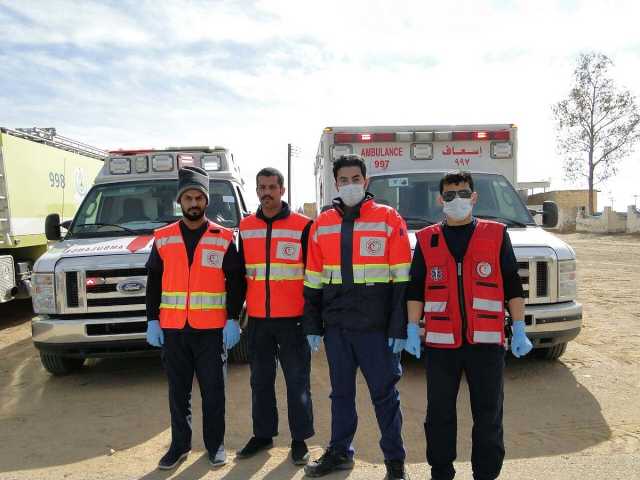 الهلال الأحمر ينفذ فرضية لمواجهة مخاطر السيول في عسير
