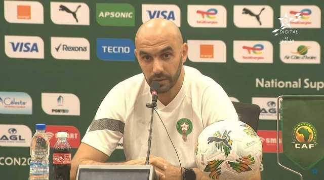 تحرك عاجل من كاف بعد مشاجرة الركراكي في مباراة المغرب الأخيرة