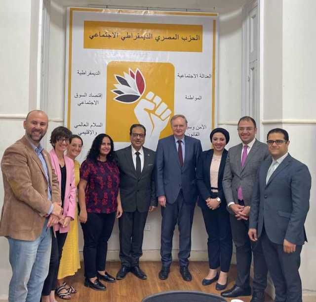 المرشح الرئاسي فريد زهران يستقبل سفير الاتحاد الأوروبي