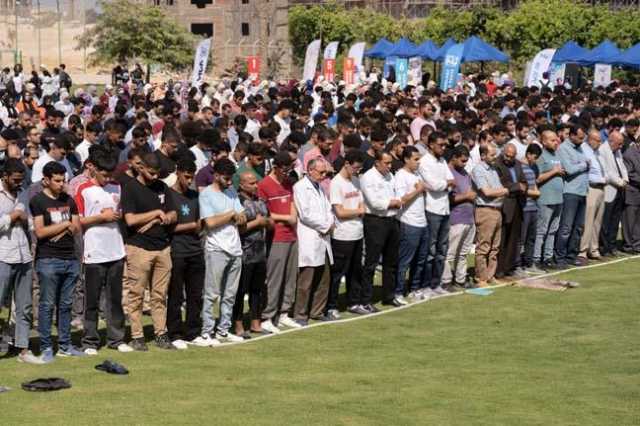 وزير الأوقاف ومفتي الجمهورية يؤديان صلاة الغائب على شهداء فلسطين - بث مباشر