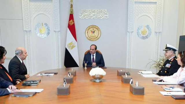 السيسي يبحث مع رئيس داسو الفرنسية التعاون في مجال التصنيع الحربي