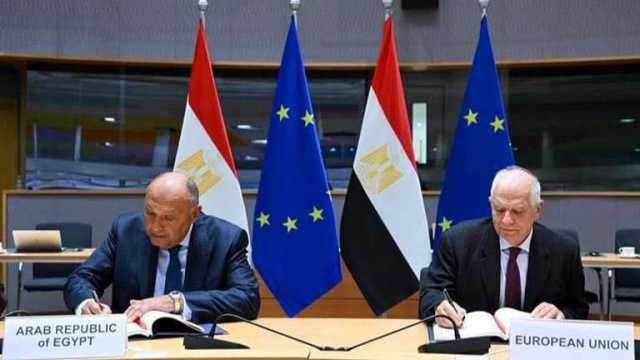 مصر والاتحاد الأوروبي يتفقان على الارتقاء بالعلاقات لمستوى الشراكة الاستراتيجية الشاملة