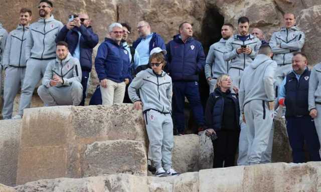 منتخب كرواتيا يزور الأهرامات قبل مواجهة الفراعنة بالعاصمة الإدارية