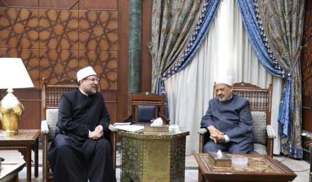 شيخ الأزهر يستقبل وزير الأوقاف السابق.. ماذا دار بينهما؟