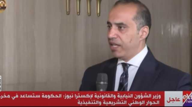المستشار محمود فوزي: الحكومة ستساعد في مخرجات الحوار الوطني