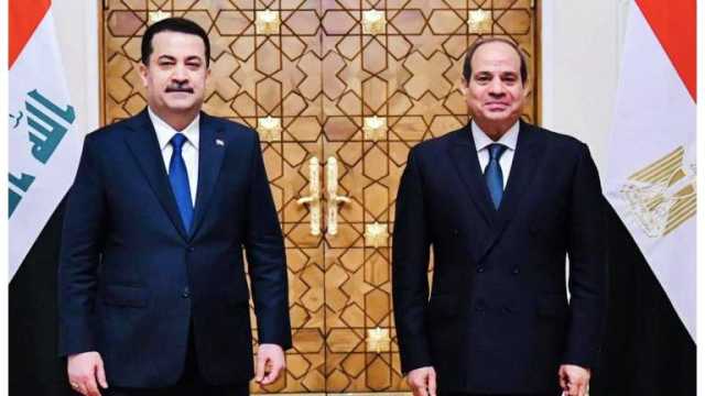 استقرار العراق والعمل المشترك.. تفاصيل لقاء السيسي رئيس الوزراء العراقي