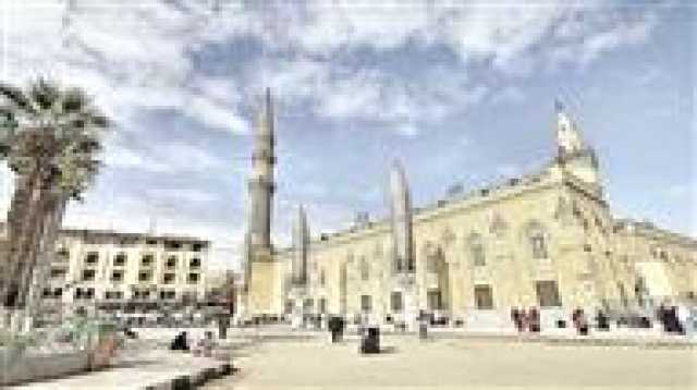بث مباشر.. شعائر صلاة الجمعة من مسجد سيدنا الحسين